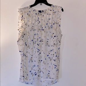 Kari Blue Curvy Blouse